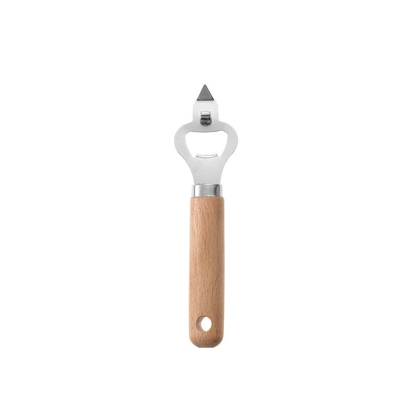 Small Kitchenware Set: Wooden Handle Gadgets with Pizza Knife, Cheese Knife, and Stainless Steel Egg Beater