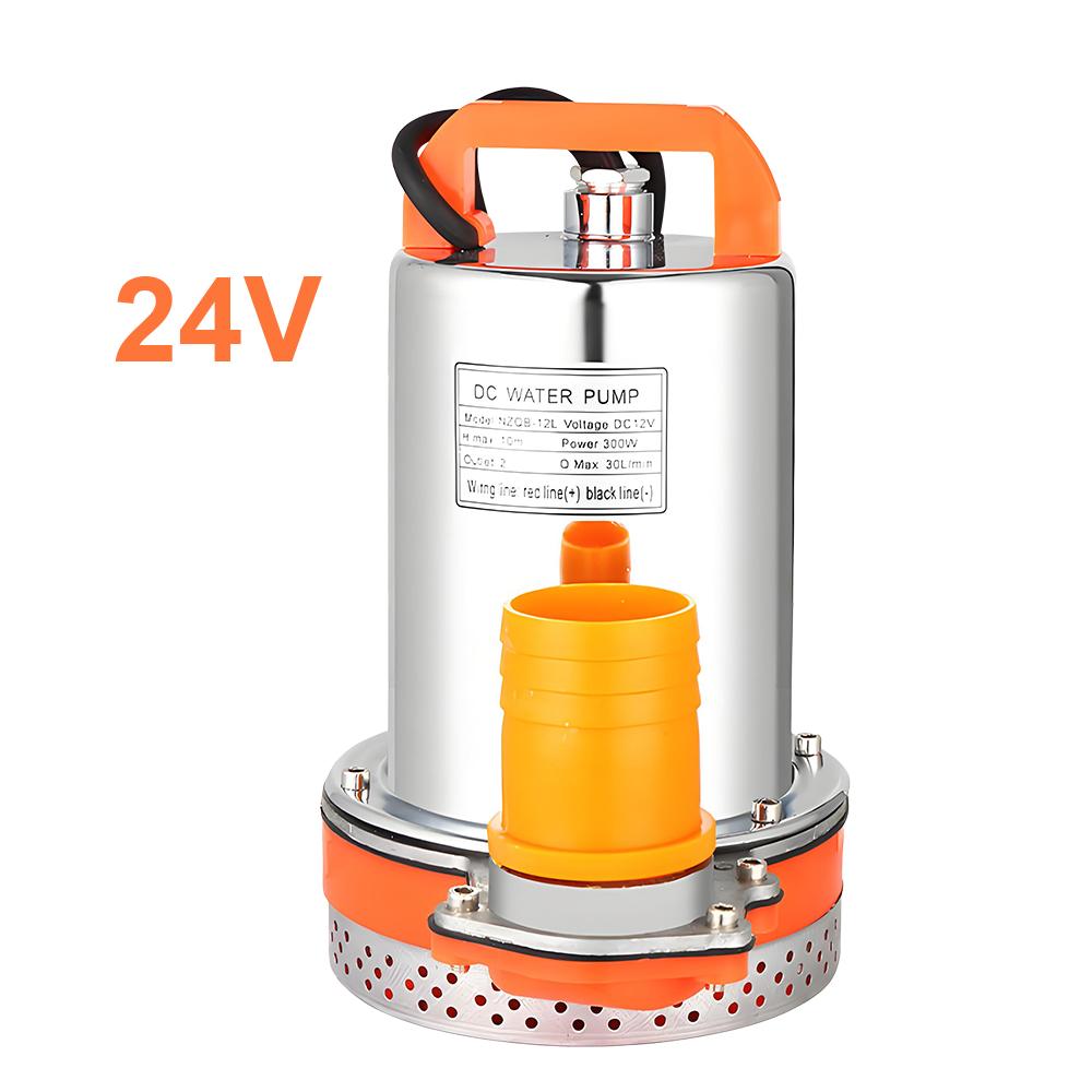 2 Inch DC Submersible Pumps Solar Water Pump 12V/24V High Head High Flow Solar Water Pump Home Vegetable Gardening Water Pump