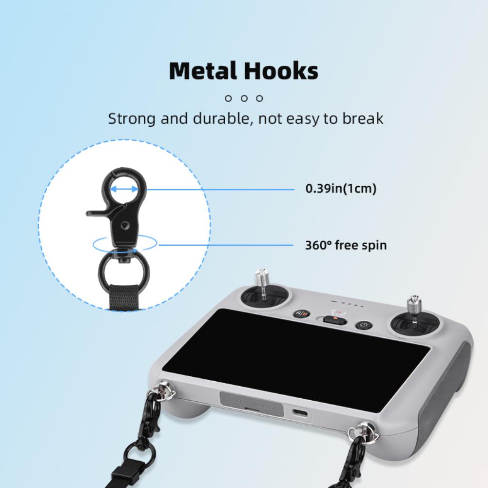 Neck Lanyard Strap Drone Remote Controller Lanyard Adjustable Strap Compatible For DJI RC/RC 2/RC Pro/MINI 3PRO/Mavic 3/AIR 2S