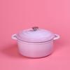 Utto Cast Iron Double Handle Enamel Pot