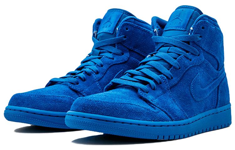 Jordan 1 Retro Niebieski Zamszowy Męski 332550-404