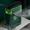 Small Desktop Cooler Home Fan Mute Mini Usb Spray Humidifier