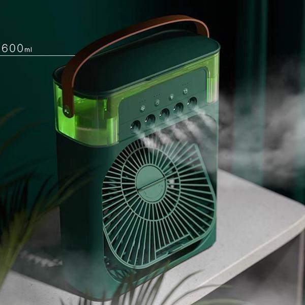 Small Desktop Cooler Home Fan Mute Mini Usb Spray Humidifier