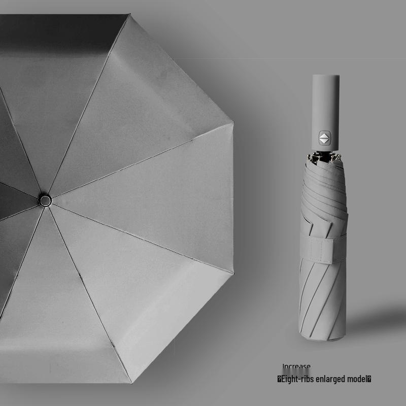 Large Women's Automatic Umbrella: UV Protection, Sunshade, Sturdy, Foldable, Suitable for Sun and Rain