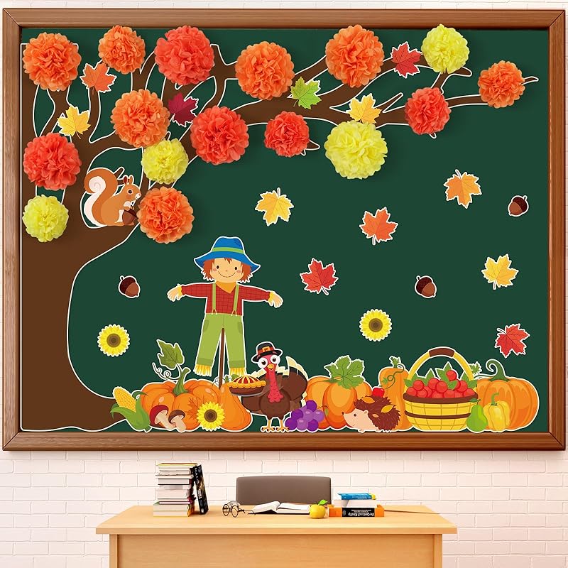 3D Christmas Tree Bulletin Board Decorations for Classroom Santa Claus Bulletin Board Merry Christmas Winter Paper Cutouts for Kids Xmas Party School