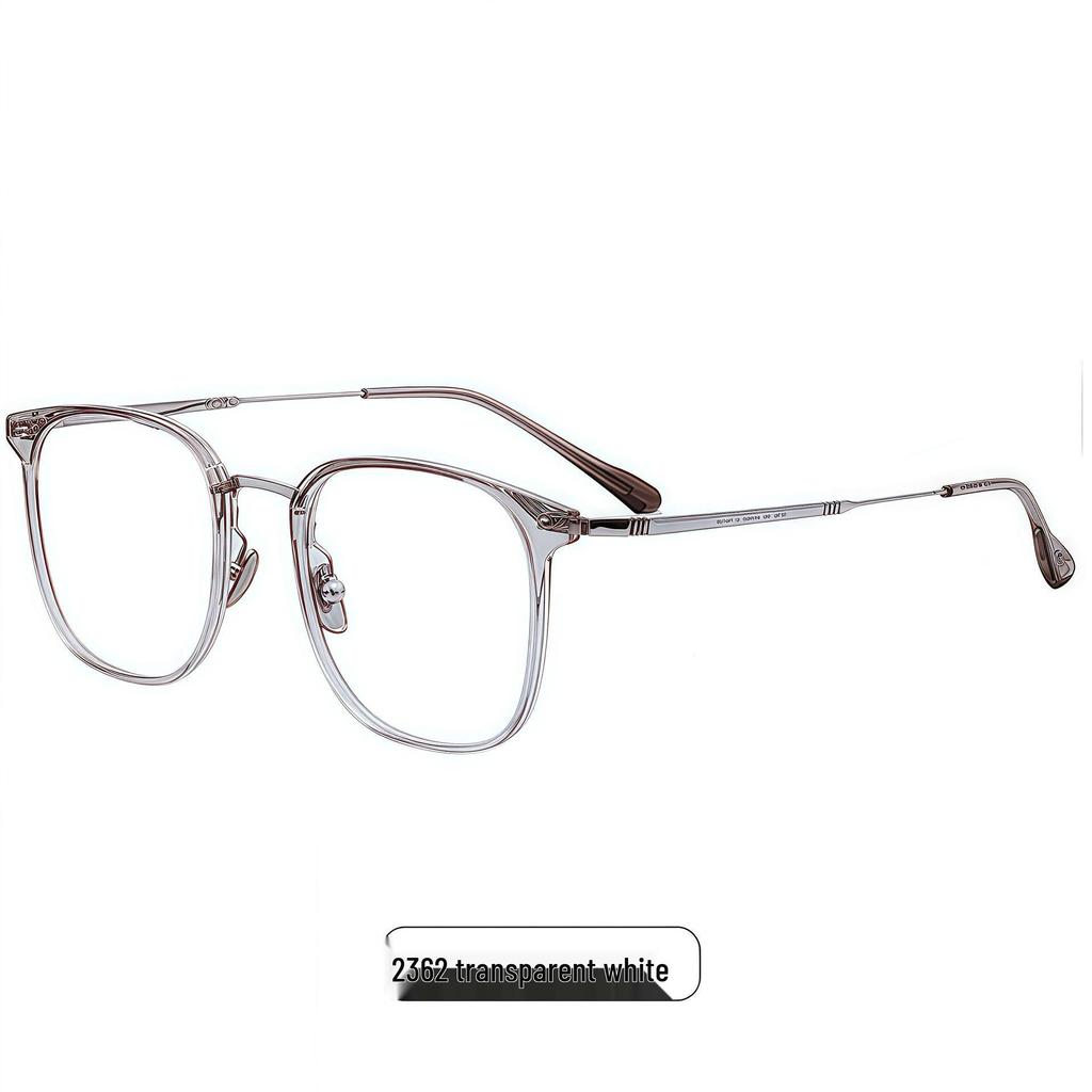 Ultralight Titanium Polygon Eyeglass Frame for Men and Women