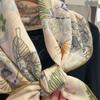 Fashion Bandana Neck Scarfs For Women Floral Print Handkerchief Hijab Scarf Female Luxury  Headband Soft Neck Scarves 68cm