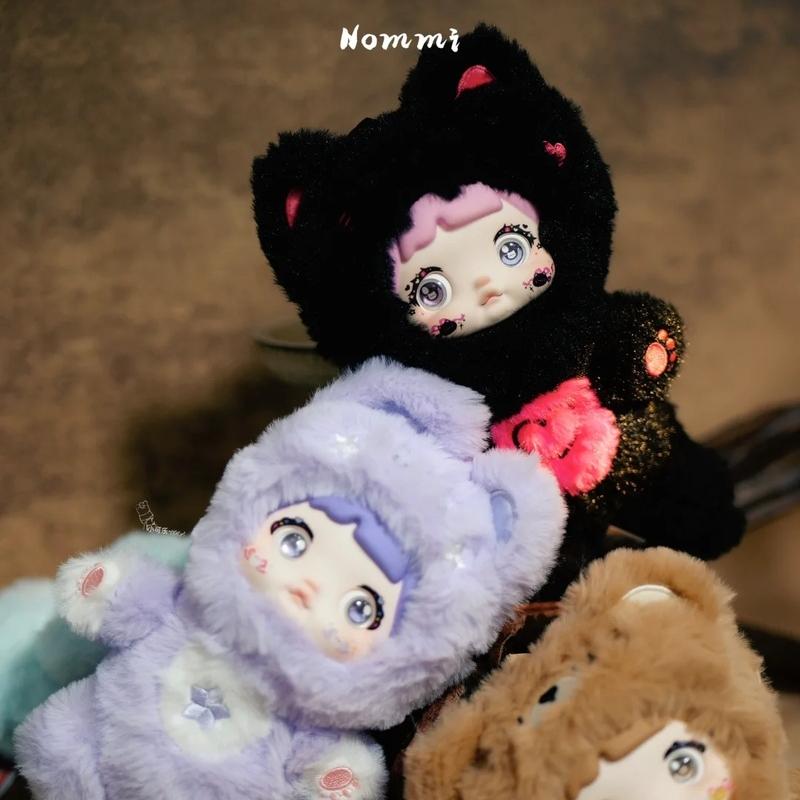 På Lager Nommi Ekte 17cm Nommi Søthet Tar Aldri Slutt Søt Serie Plysj Blindboksfigur Tide Leke Dukke Ornament Kvinnegave