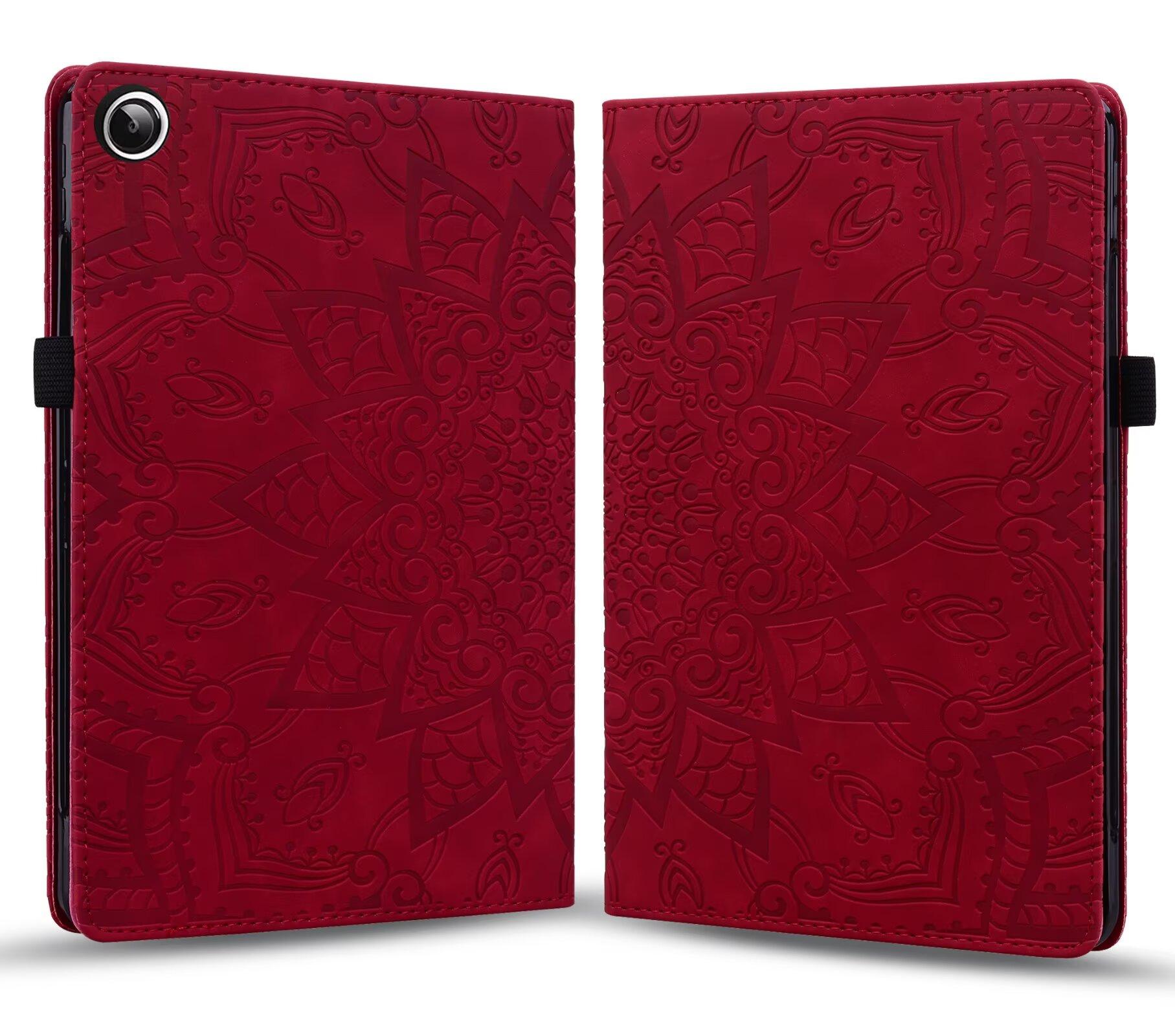 

Embossed for Funda Samsung Galaxy Tab A11 8.7 Inch Tablet Case SM-X130 SM-X133 SM-X135 Folio Stand Cover with TPU Back Tab A11 8.7 SM-X130