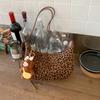 Fresh and Fashionable Leopard Print Women's Bag, Trendy Dumpling Bag, Large-capacity Armpit Bag