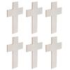 36Pcs Versatile Use Lightweight Wood Cross Smooth Durable Wood Pieces Craft Ornaments Art Painting
