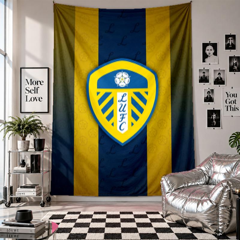 Leeds United Wall Tapestry Home Decor Wall Hanging Cloth for Bedroom Living Room Background