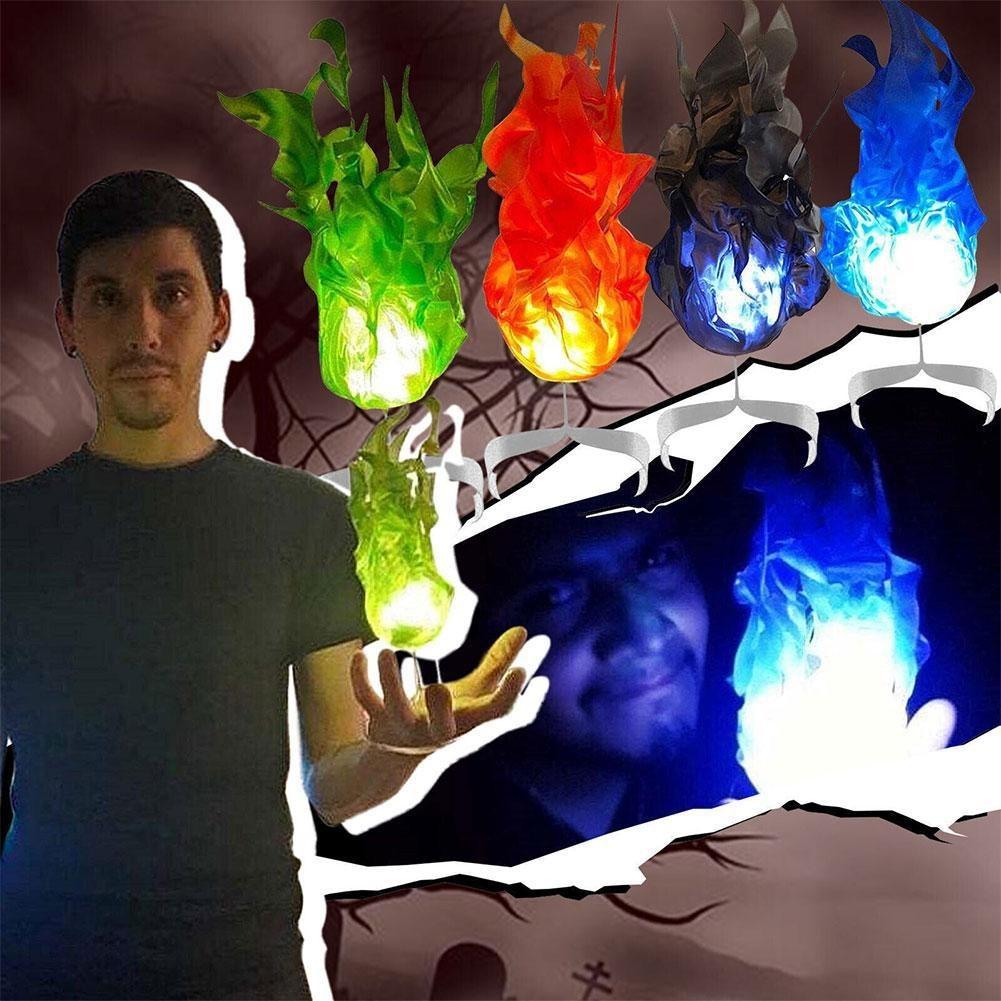Floating Halloween Fireball Flame Party Performance Magic Props Role Playing