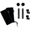 ZOOM Pencil-Type Condenser Microphone 2-pack ZPC-1. Stereo Recording, Drum Overhead, Acoustic Guitar, Instrument Pickup. Black.
