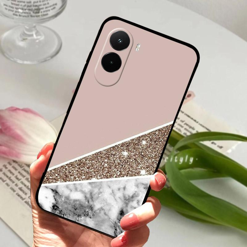 Per Xiaomi Poco M7 Plus PocoM7Plus 5G Custodia Morbida TPU Silicone Custodie per Telefono Per Poco M7 4G M7Plus Copertura Lupo Leone Cool Fundas Coque
