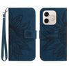 Portemonnaie-Hülle für 600 Lite 5G - Leder/PU, Dunkelblau, Mit Lanyard