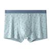 Men's Spring and Summer Cotton Seamless Loose Comfortable Breathable Waist Flat Angle Underwear