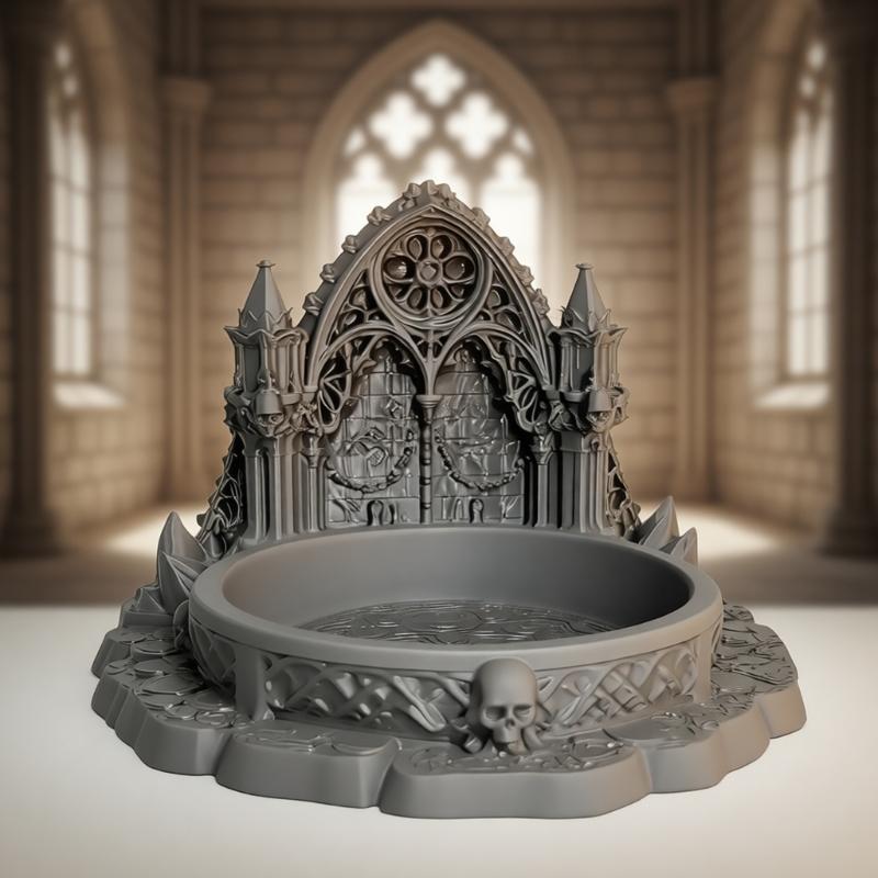 Castles Decorative Tray for Home Decors Gothic Castles Tray Key Tray Entryway Decors Jewelry Organizers Trinket Dishes