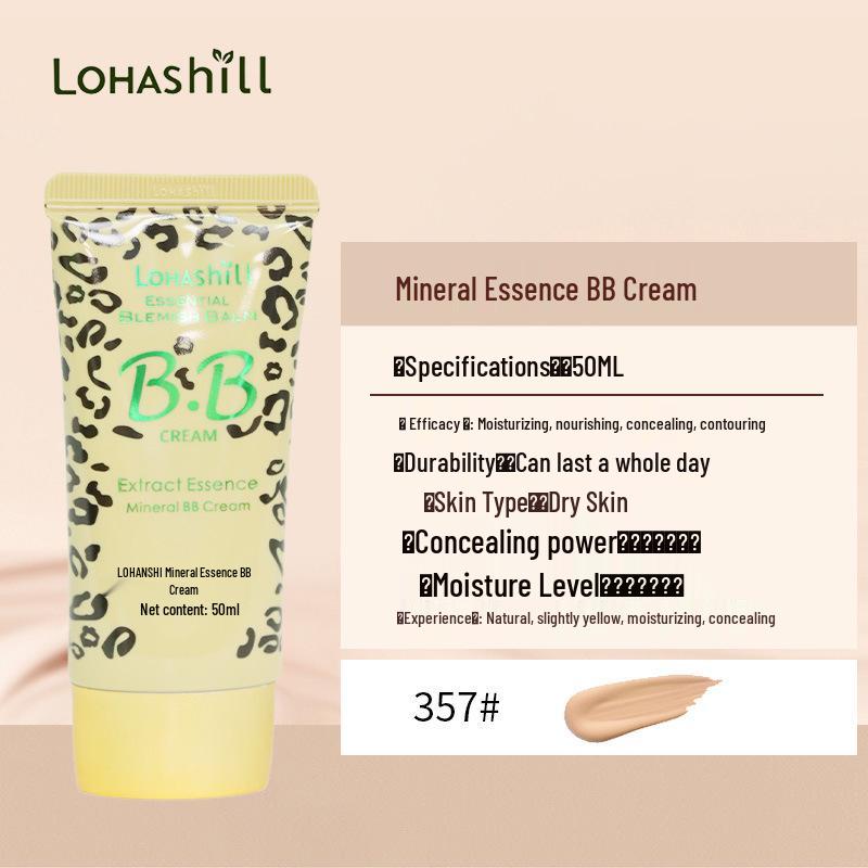 Koreanische lang anhaltende feuchtigkeitsspendende BB-Creme: Wischfest, Kein Abfärben, Dünnes Make-up, Kein Verklumpen