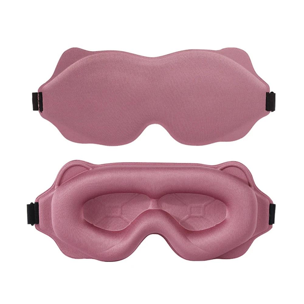 3D Sleep Mask Soft Sleeping Eye Aid Breathable Night Eyeshade for Relaxation And Eye Care Block out Light Travel Sleepmask