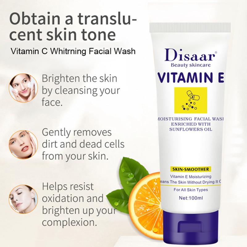 vitamin e foaming facial wash