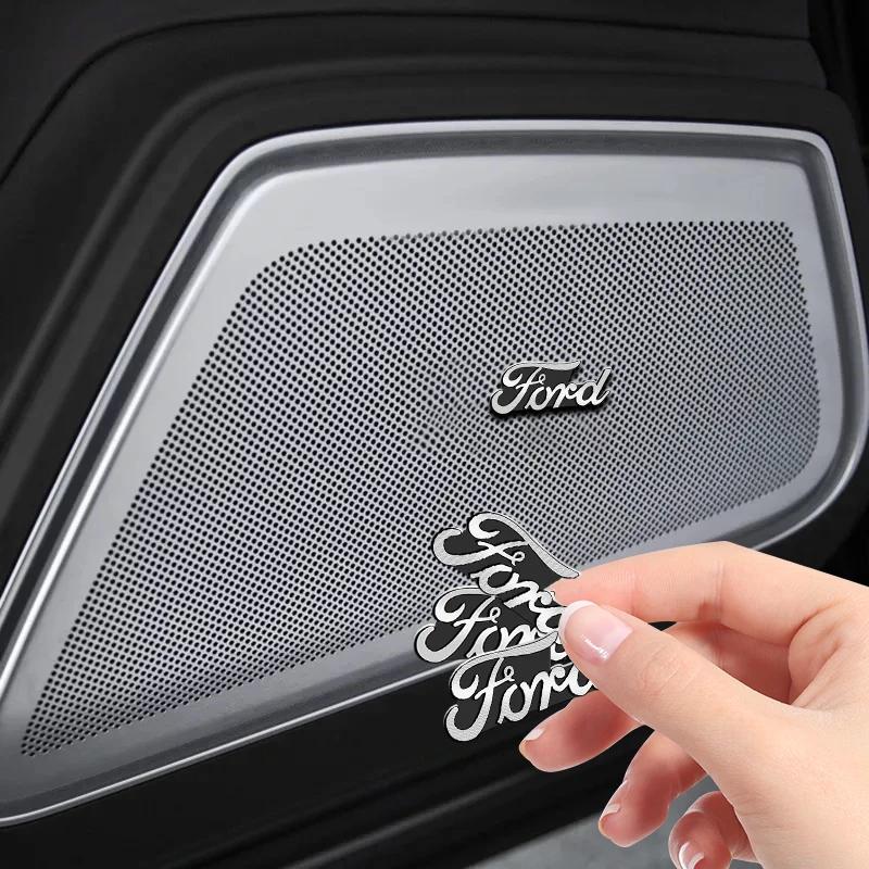 Hot New Car Audio Decorate Emblem Badge Sticker Decal For Ford Focus 2 MK2 3 4 MK3 MK4 ST Mondeo Festiva Fusion Suit Fiesta Must