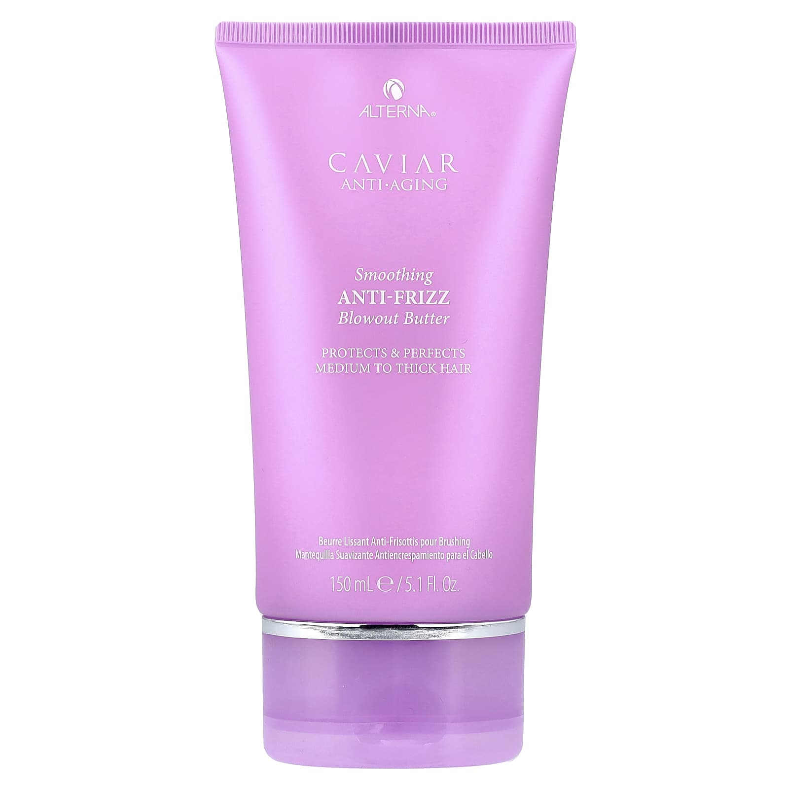 

Alterna, Caviar Anti-Aging, Smoothing Anti-Frizz Blowout Butter, Medium to Thick Hair, 150ml (5.1 fl oz)