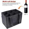 Gift for Her/Him Wine Handheld Bag Gift Wine Bag Handheld Bag Red Wine 6-Bottle Pack Gift Bag Wine Storage