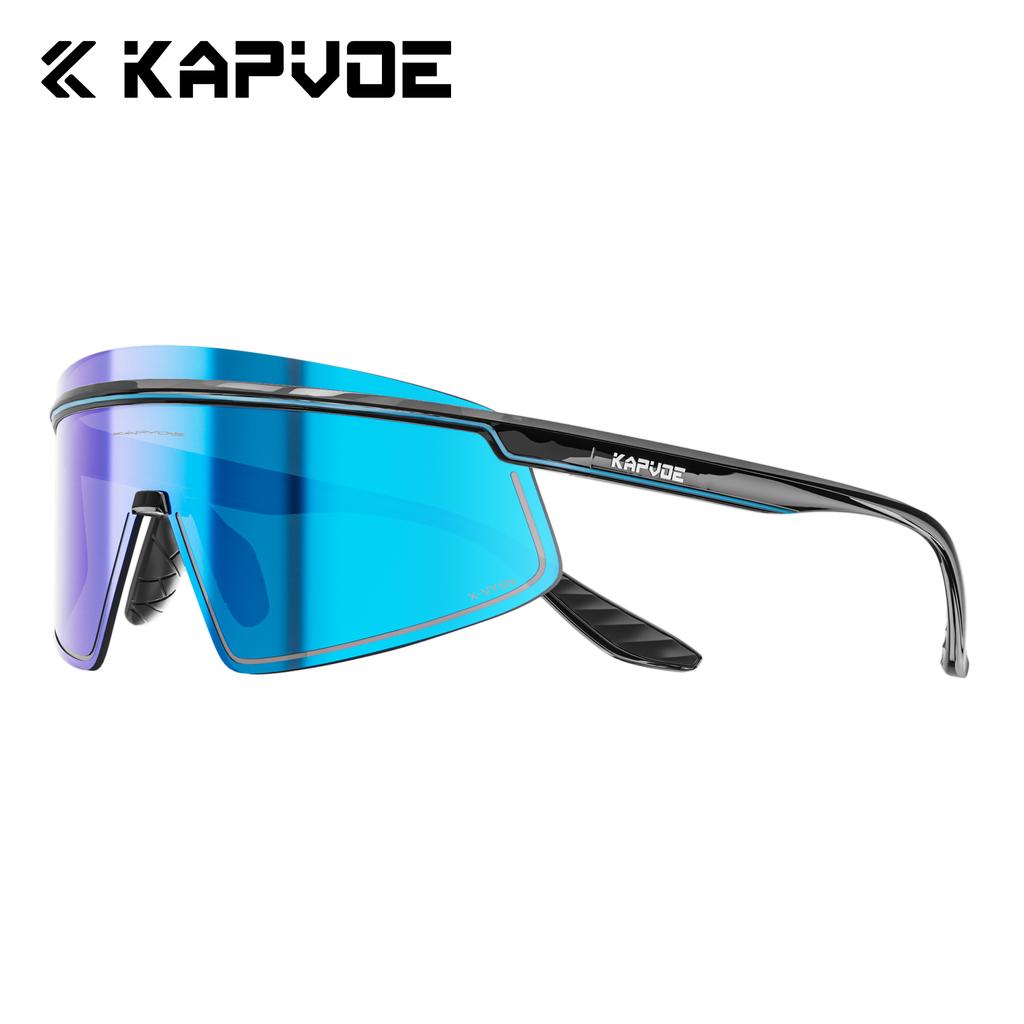 Kapvoe Sports Sunglasses Road Bike Mountain Bicycle Cycl Glasses Riding Goggle Sports Eyewear for Man Women Cycling Glasses