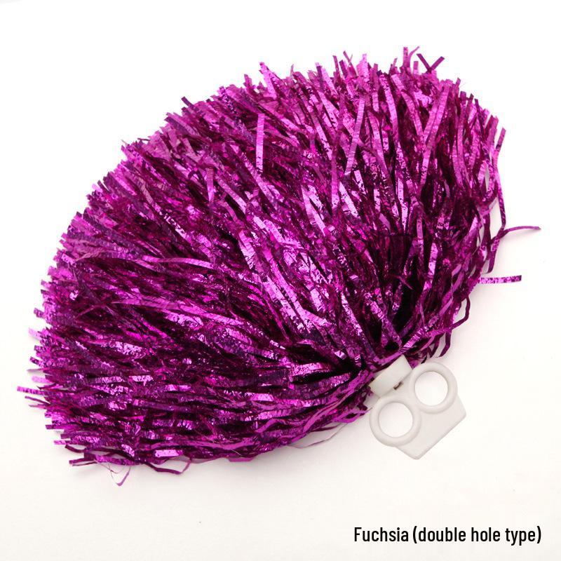 """6.1""" İnce Dişli Lazer Tarzı Ponponlar (Cheerleading & Cimnastik için) - Buzlu