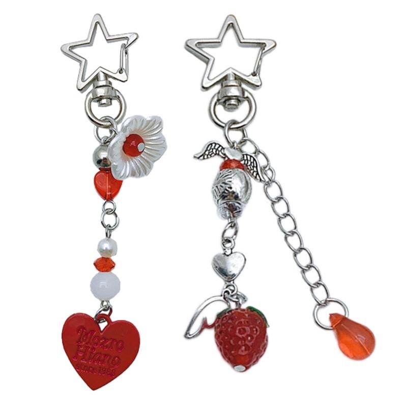Stylish Bead Keychain Ornament Practical and Stylish Accessory for Everyday Use