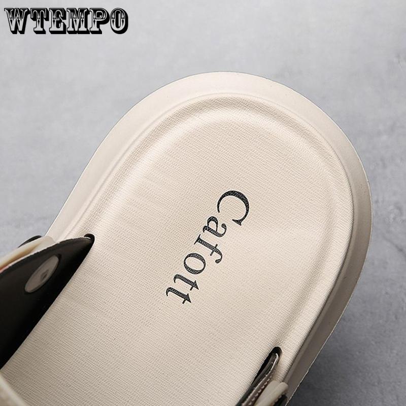 EVA Slides Summer Men's Simple Fashion Sandals Outer Wear Non-slip Anti-odor Soft Bottom Slippers Casual Outdoor Sports Beach Slippers