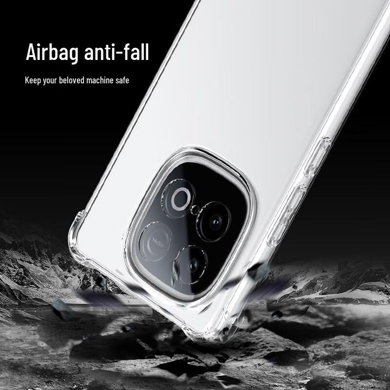 ESCASE Shockproof Transparent Phone Case for iQOO Z10 Turbo Pro
