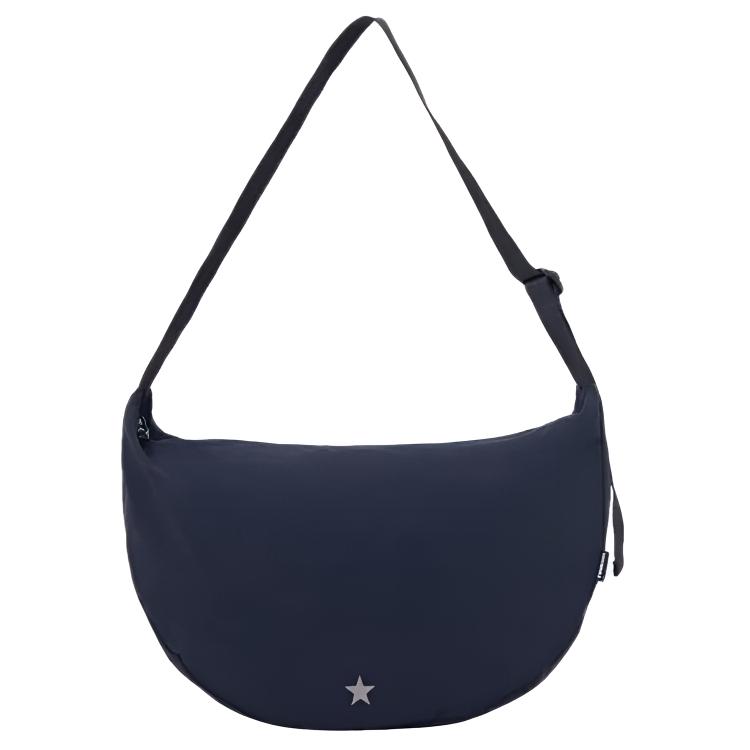 Converse City Messenger Tatami Embroidered Logo Nylon Dumpling Crossbody Bag Unisex bags Black Gray UA5820-023 Black Gray 11370₽