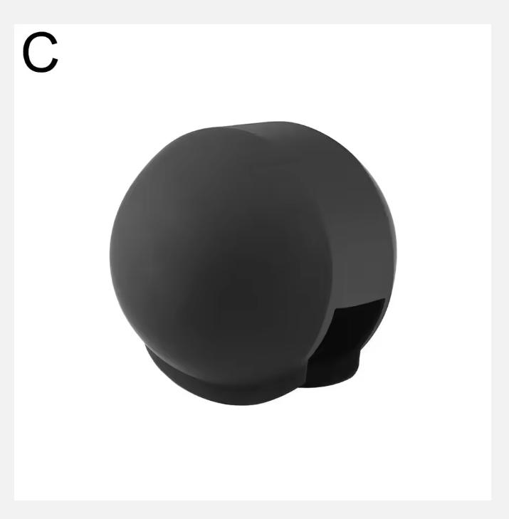 

2025 Для Insta360 X3/X4 Новый Невидимый Чехол Для Дайвинга Защитная Силиконовая Крышка Плеохроичная Крышка Объектива Аксессуары Для Экшн-камер чёрный