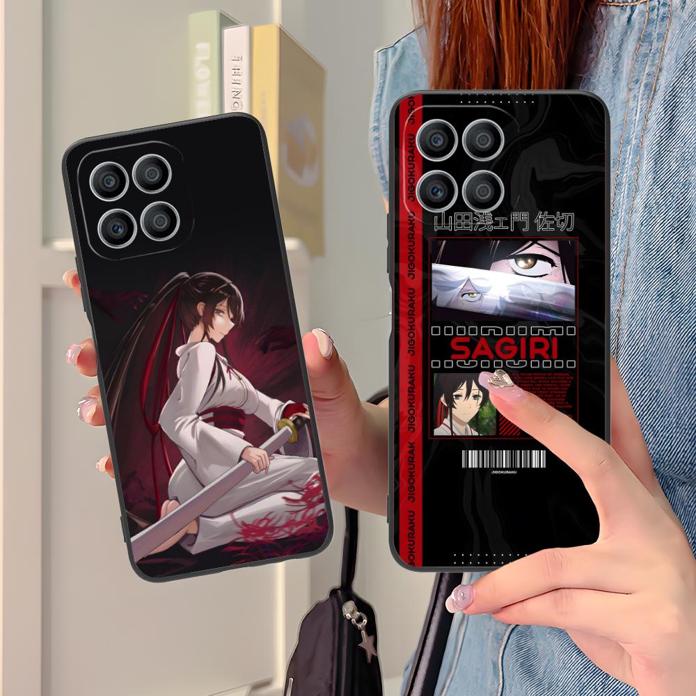 Hell's Paradise Sagiri Phone Case for Honor 90 80 70 60 50 30 20 10 9 8 7 Pro S SE Lite 5G Soft TPU Shockproof Cover