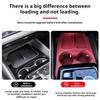 Auto Mittelkonsolen-Aufbewahrungsbox Silikon Wasserdicht Konsolen-Organizer-Schale Für BMW 5er i5 G60 2024-2025 Innenzubehör