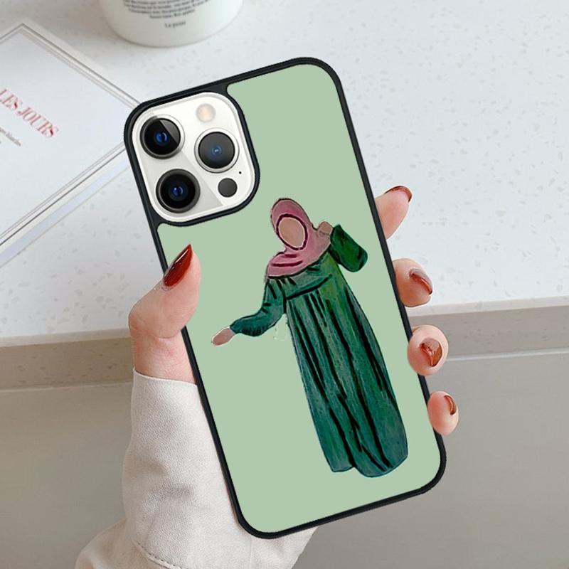 Muslim Islamic Eyes Arabic Hijab Girl Phone Case For iPhone 17 Air 11 12 13 14 15 16 Pro Max Cover For iPhone 17 Air Max Plus