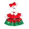 1 Set Christmas Porch Goose Outfits Outdoor Garden Lawn Yard Goose Statue Winter Santa Claus Elf Dress Xmas Holiday Party Dress-up Clothing