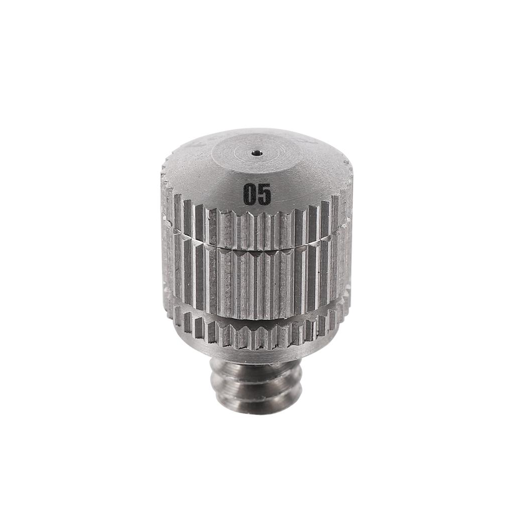 0.3/0.4/0.5/0.6mm low-pressure atomizing nozzle irrigation with 1/2 "to 3/16" threaded connector nozzle angle adjustment
