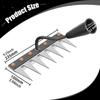 Garden Hoe Weeding Rake Manual Weeder Tool Handheld Hand Heavy Duty Weeds Puller Remover