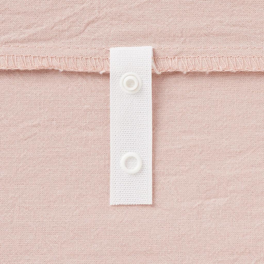 MUJI Washed Duvet Cover, SD, Pink, 84095719