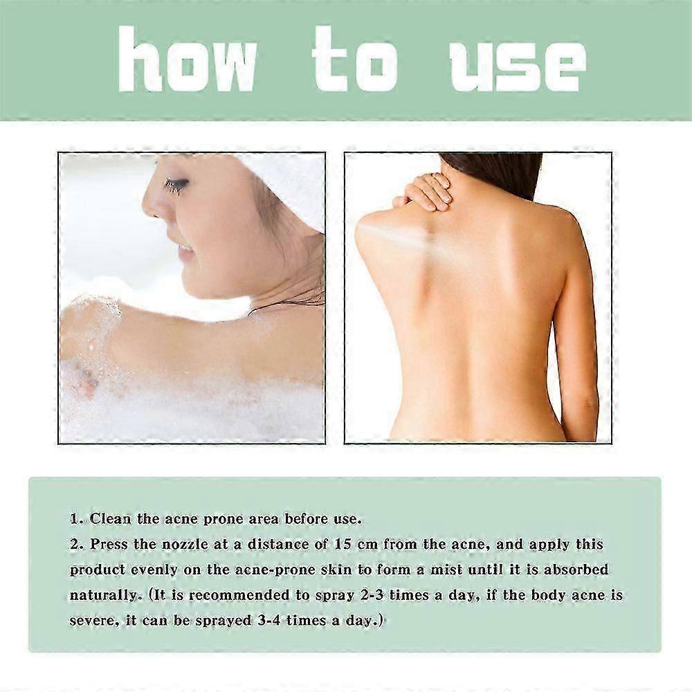 Back Acne Repair Spray Fades Pockmarks Repair Back Back Shoulder Acne 120ml