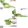Spinner Vegetable Creative Pressing Vegetable Stuffing Squeezer Fruit Squeezing Tool Hand-Pressure Dehydration Tool for Kitchen Dining (Green)