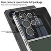 Samsung S25/S26 Ultra Electroplated Leather Gentleman PU Case