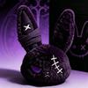 Best- Popular Gothic Dark Rabbit Pendant Bully Rabbit Plush Toy Keychain Creative Niche Gift For Girls Special Gifts