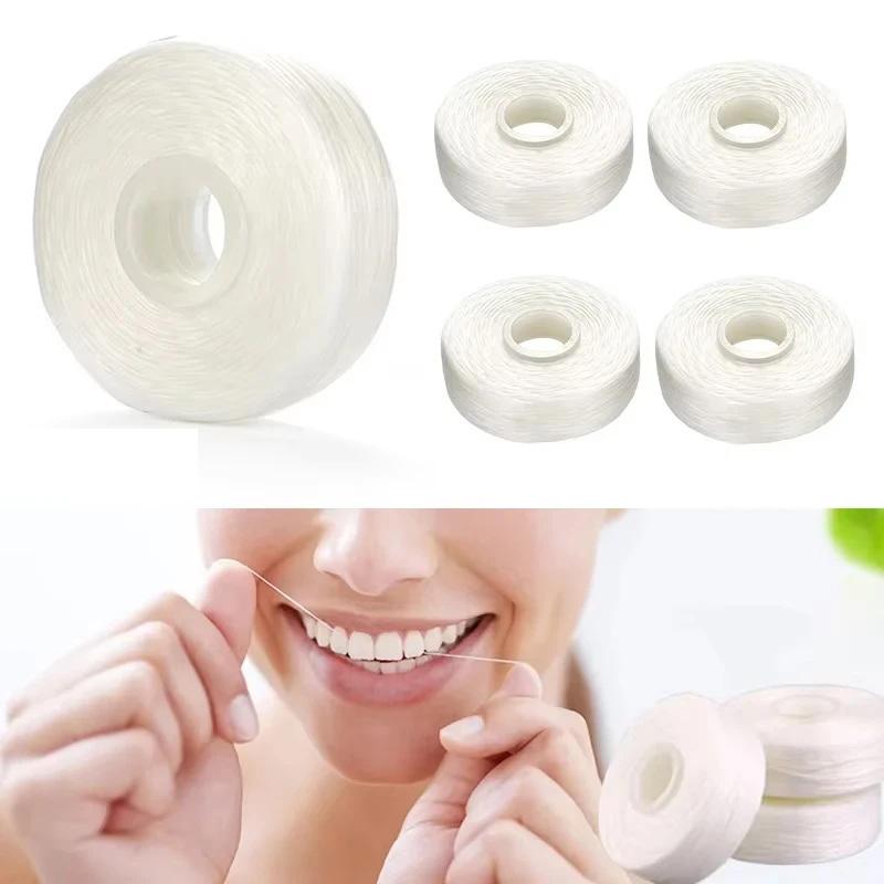 50M/Box Mint Dental Floss Roll - Cleaning Oral Tools - Dental Floss Stick Adult Home Set - Cleaning Interdental Brush