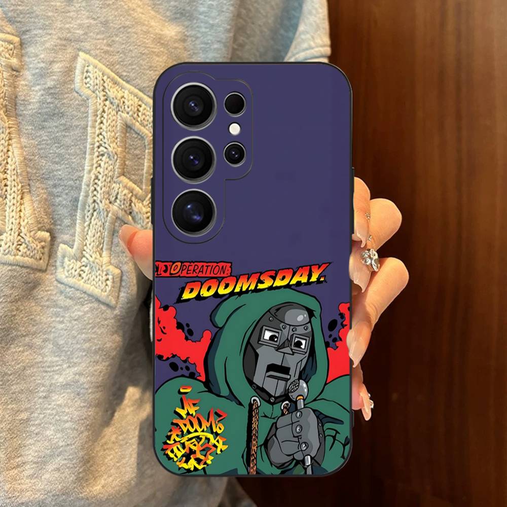 M-MF Rapper D-DOOM Phone Case For Samsung S 24 Fe 25 Ultra Plus 20 Lite 21 30 22 23 24 22 Ultra 5G Fundas