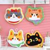 Adorable Kitten Quick-Dry Children's Kitchen Towel - Soft, Absorbent Coral Fleece