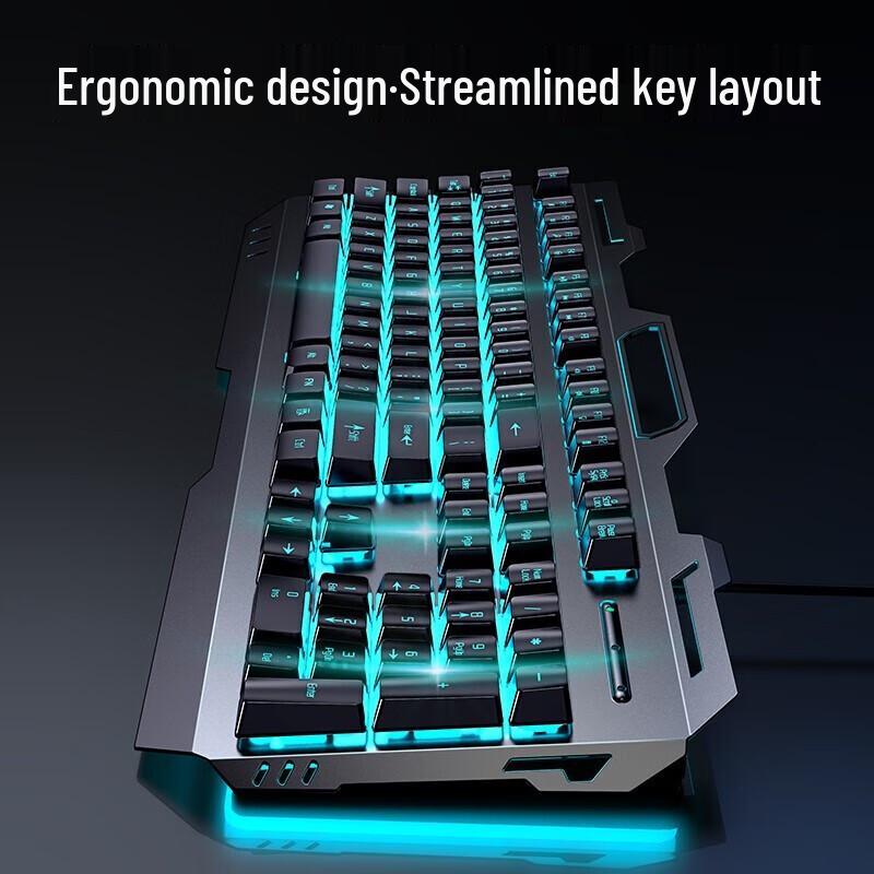 87-Key Wired Mechanical Gaming Keyboard
